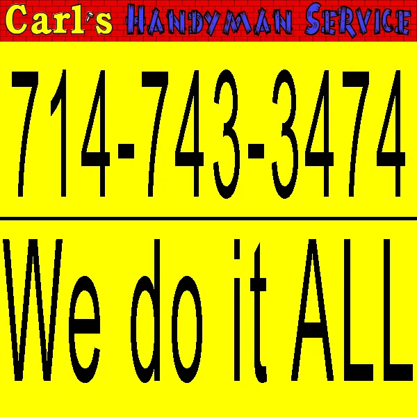 Slide of Carl's Handyman Service
