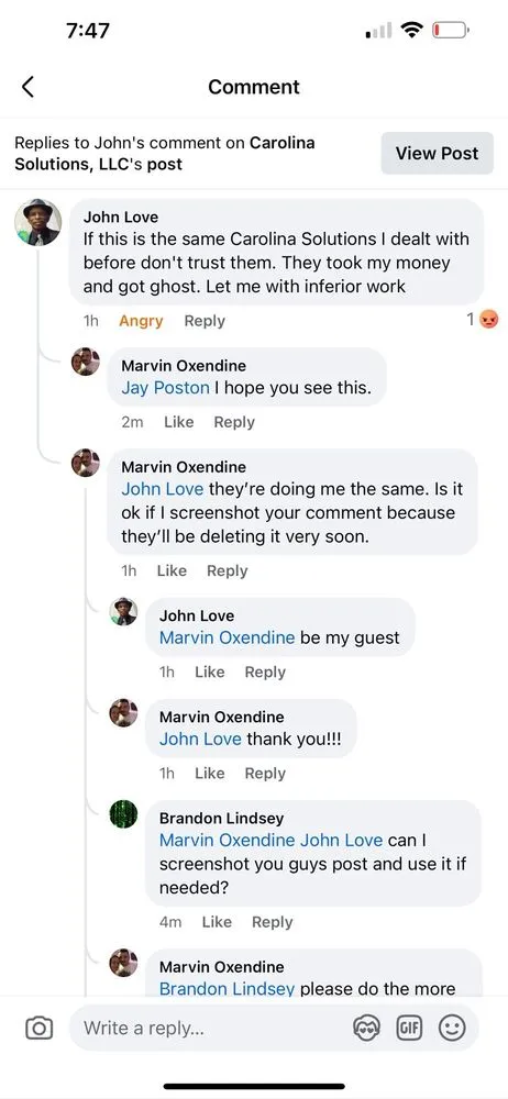 Slide of Carolina Heating & Cooling Solutions