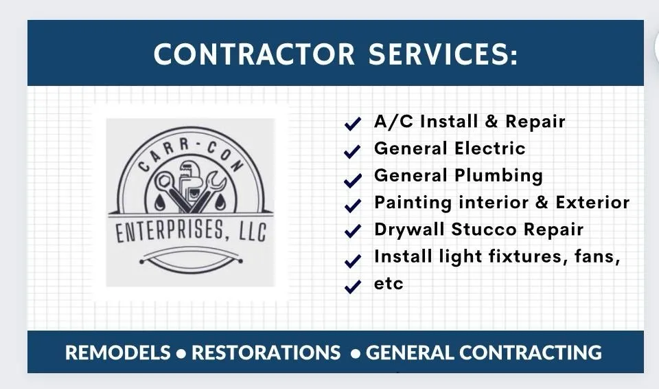 Slide of Carr-Con Enterprises