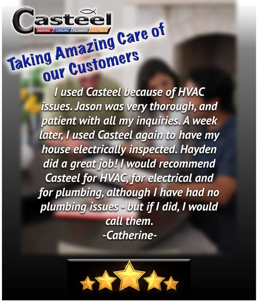 Affordable lighting installation service in ,  - Casteel Heating, Cooling, Plumbing & Electrical