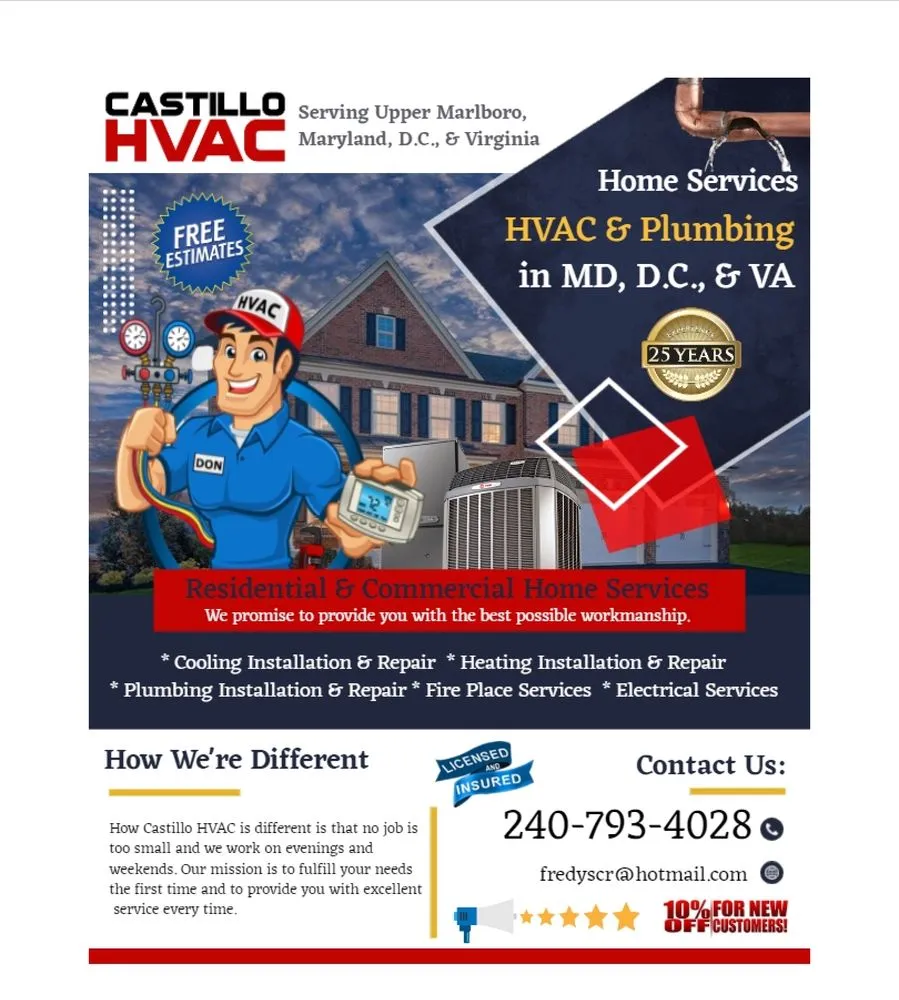 Certified electrical repair service in Upper Marlboro, MD - Castillo HVAC