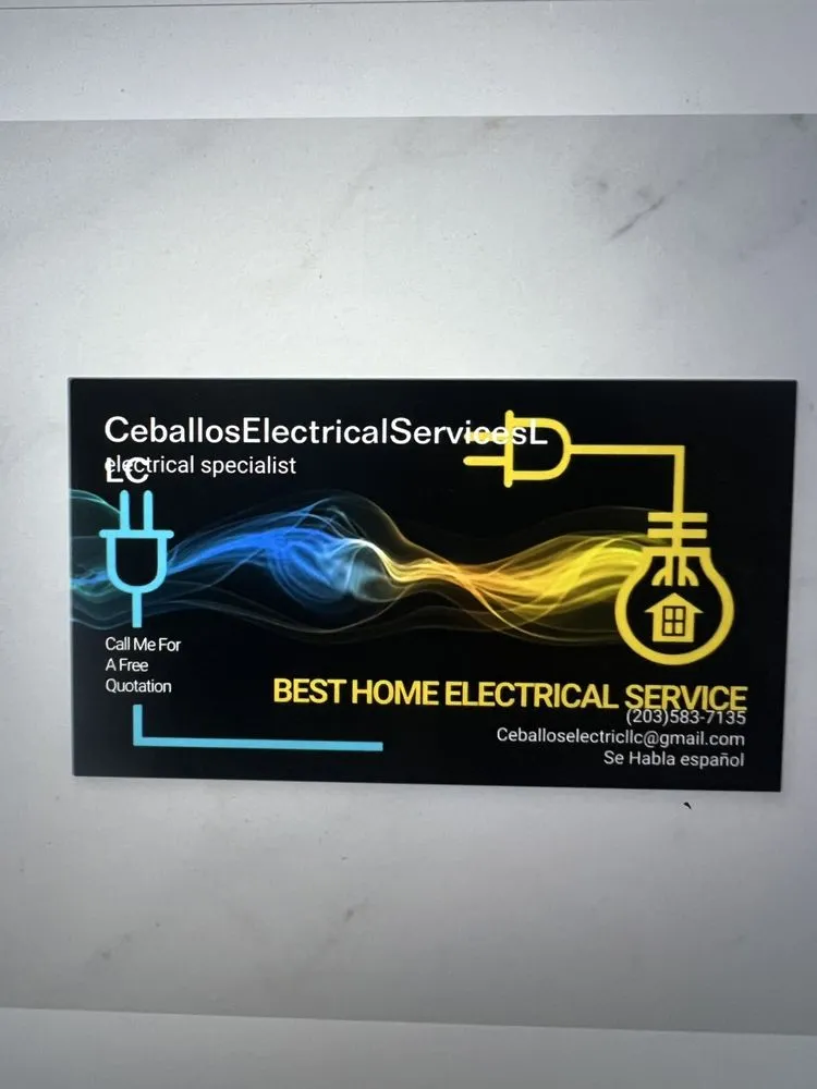 Slide of Ceballos Electrical Services