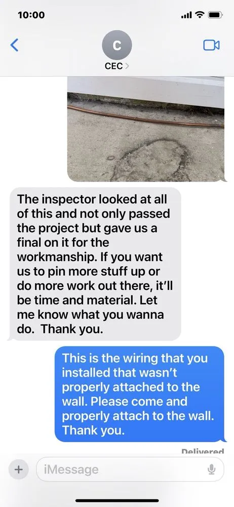 Slide of CEC Electrical Services