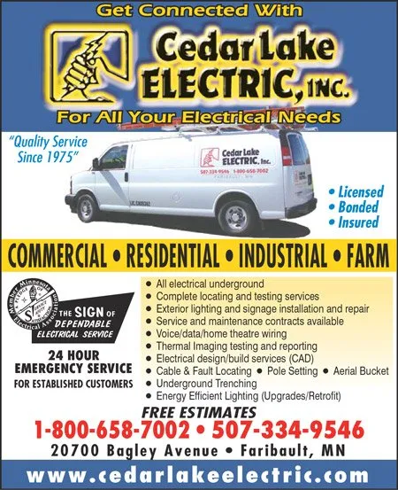 Slide of Cedar Lake Electric