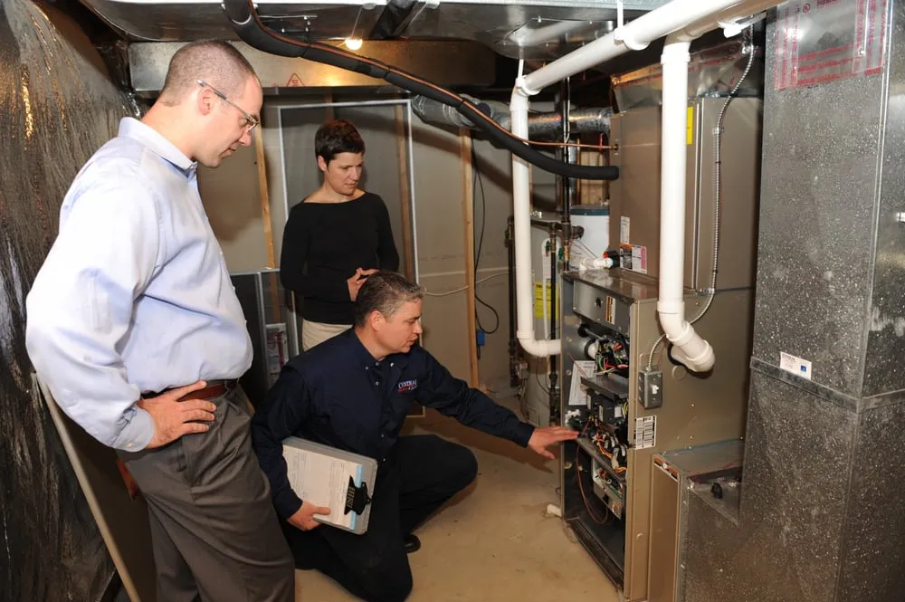 Slide of Central Heating & Cooling