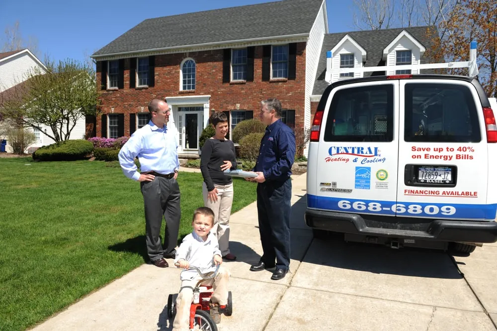 Slide of Central Heating & Cooling