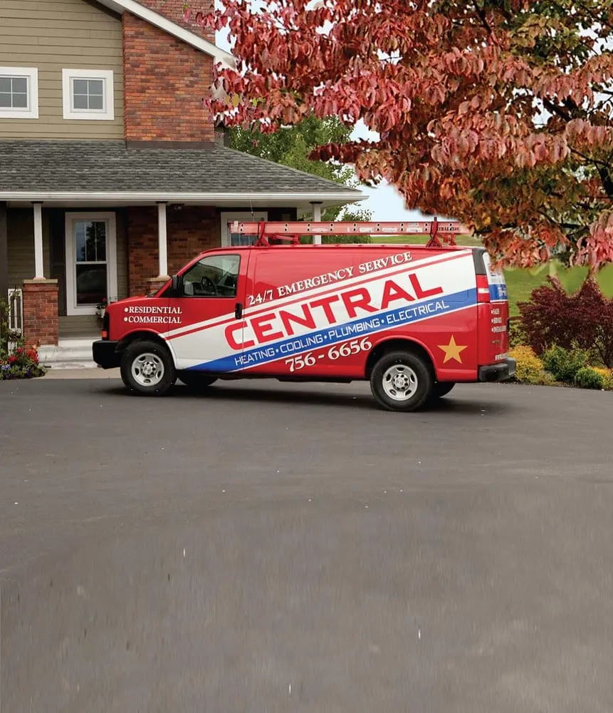 Slide of Central Heating, Cooling, Plumbing and Electrical