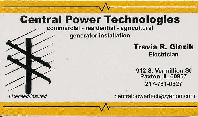 Slide of Central Power Technologies