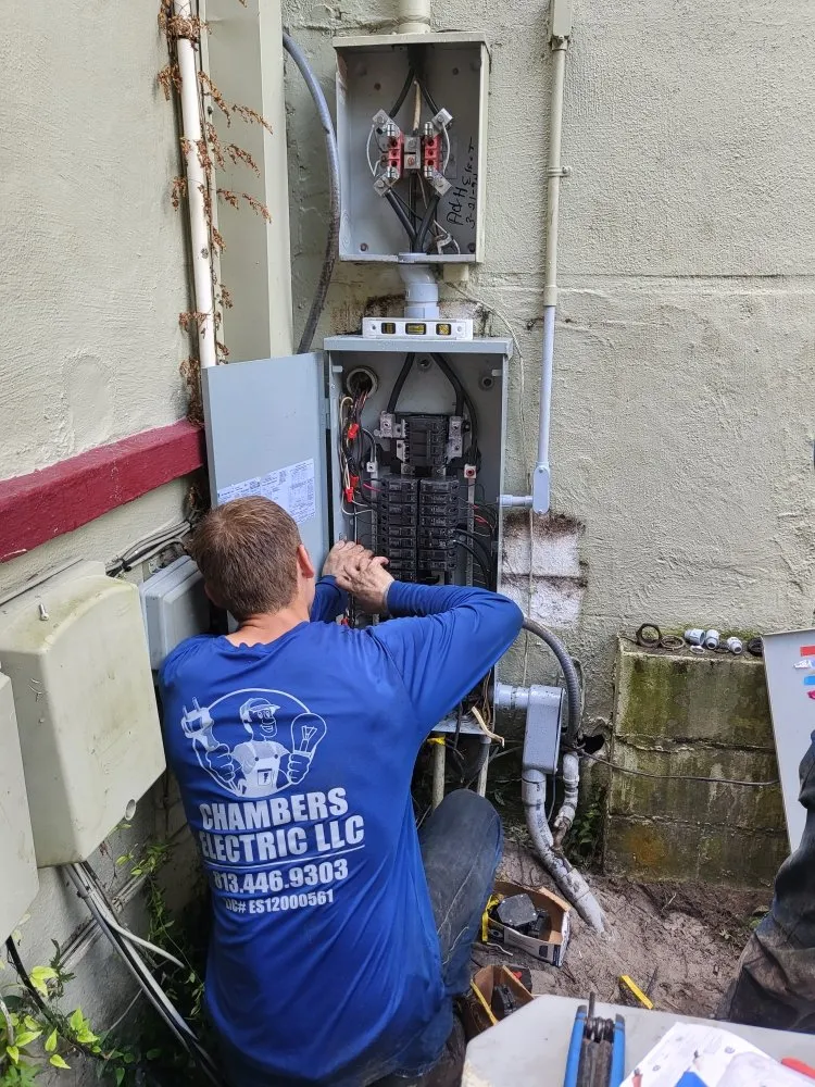 Slide of Chambers Electric