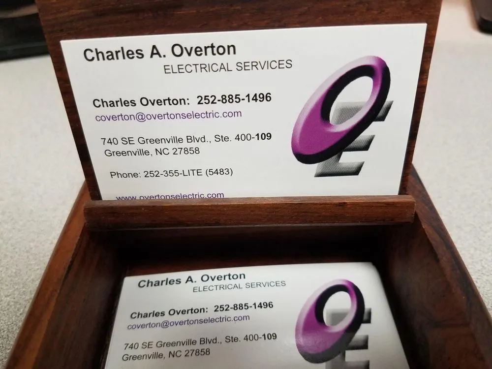 Slide of Charles A Overton Electrical