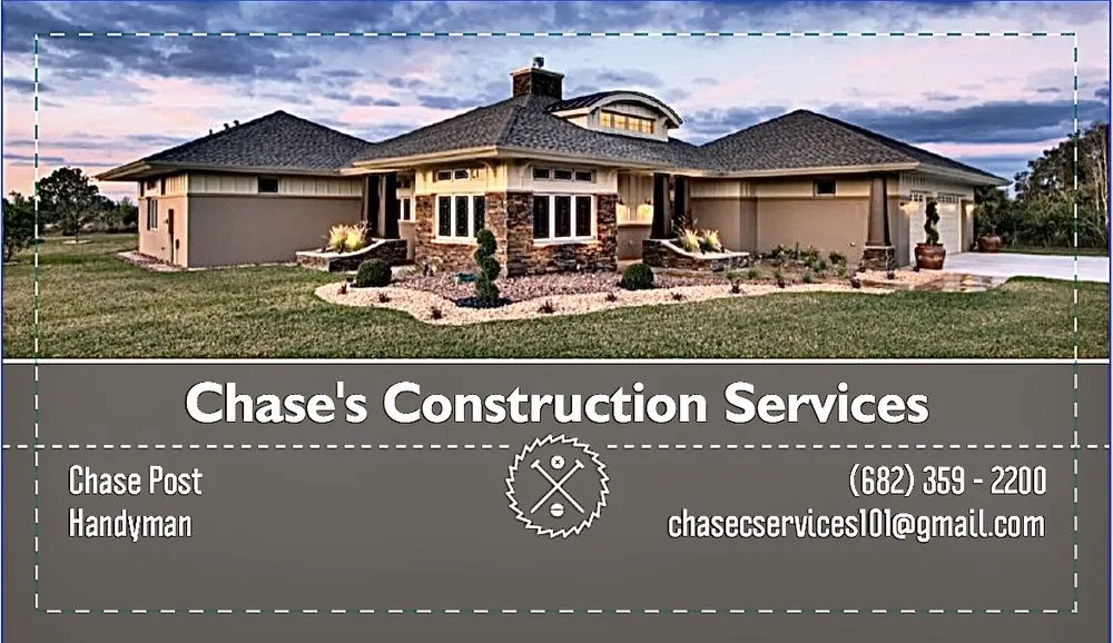 Slide of Chase’s Construction Services