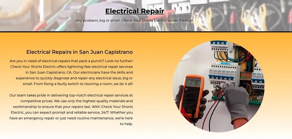 Slide of Check Your Shorts Electric