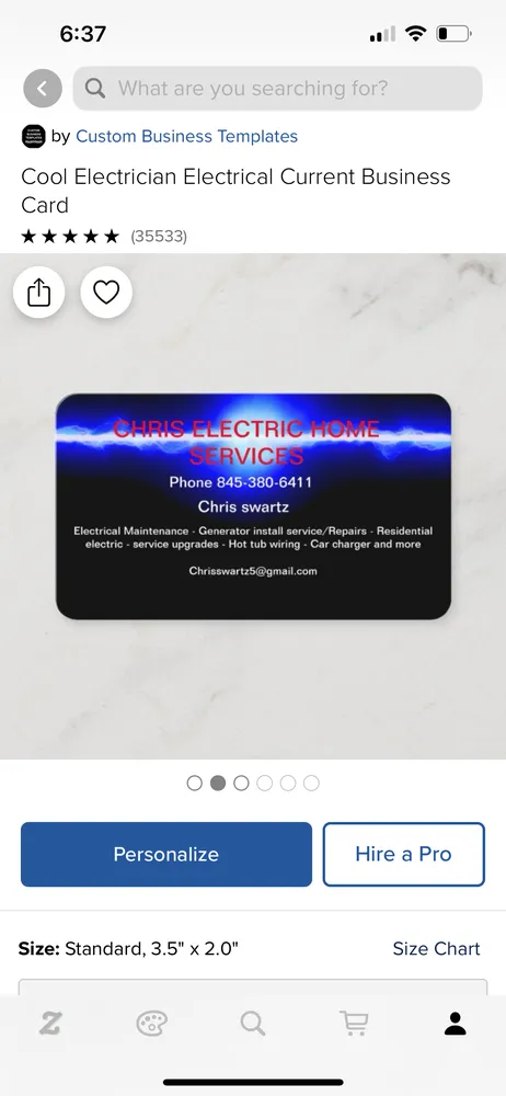 Slide of Chris Electric