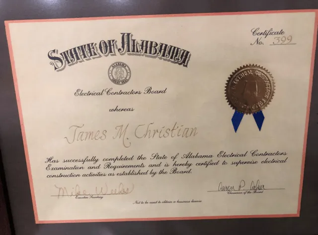 Slide of Christian Electric Service