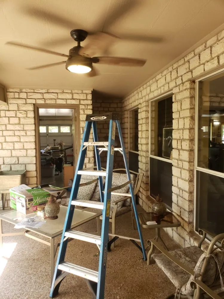 Professional electrician providing lighting installation in Brazos Bend, TX - Christy's Electricial Services