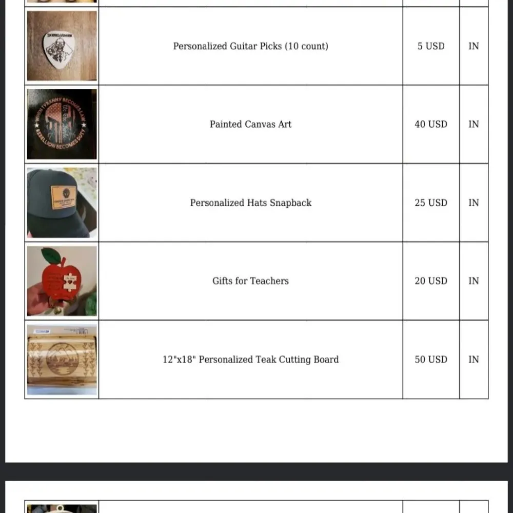 Slide of Chuck's Custom Werx