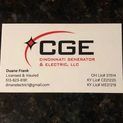 Cincinnati Generator & Electric Logo