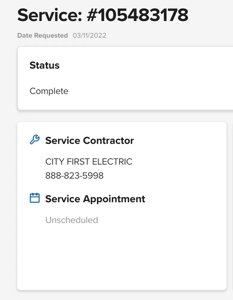 Slide of City First Electric