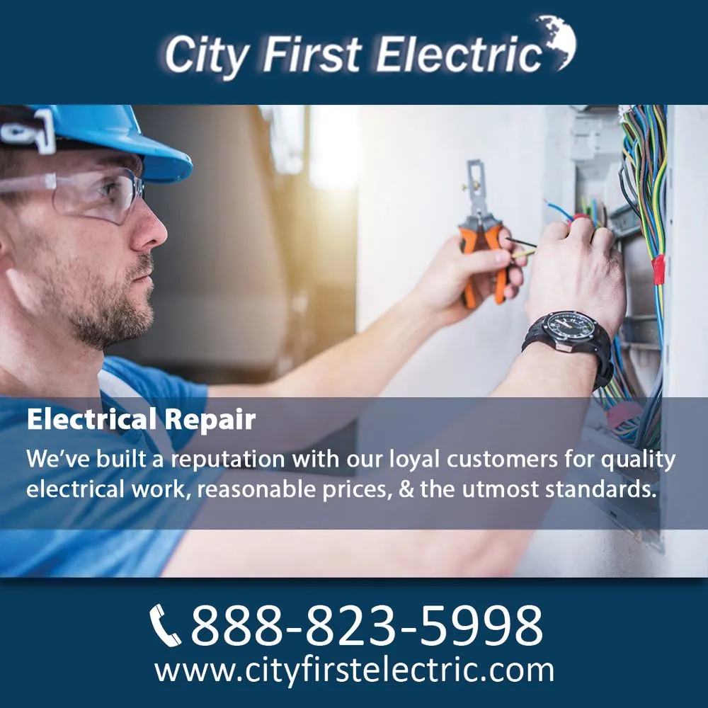 Slide of City First Electric