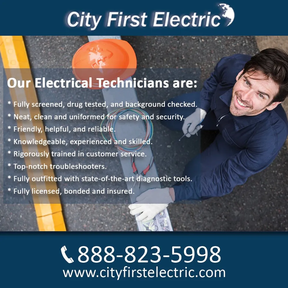 Slide of City First Electric