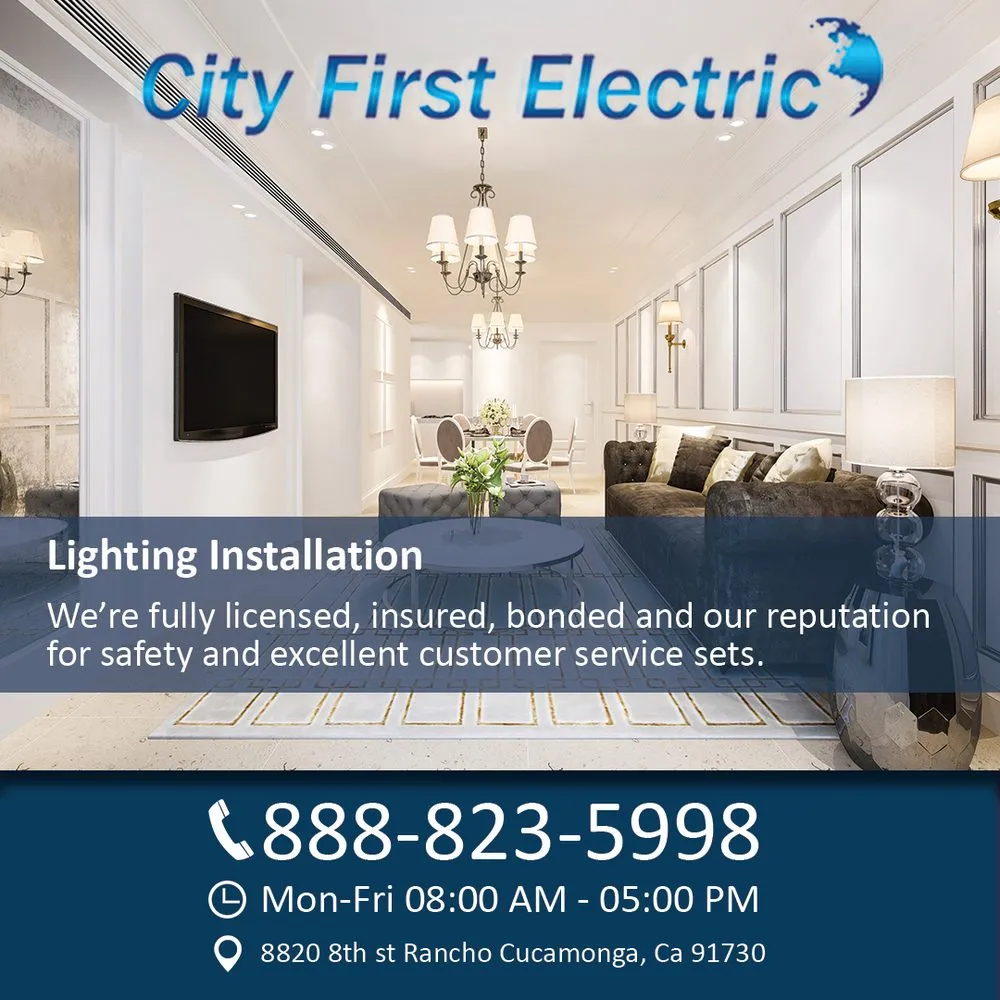 Slide of City First Electric