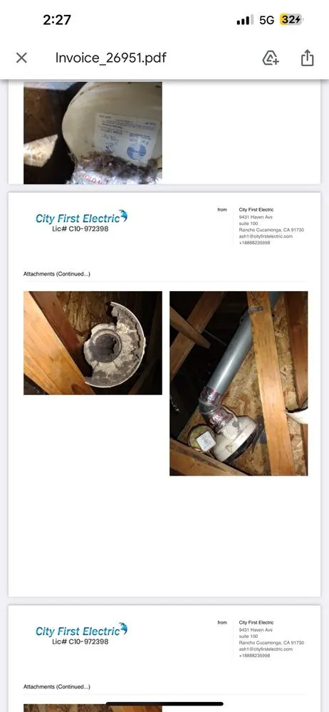 Slide of City First Electric