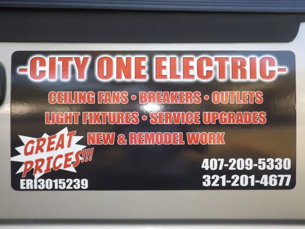 Slide of City One Electric