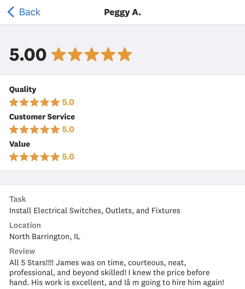 Licensed electrician providing panel upgrade in , 