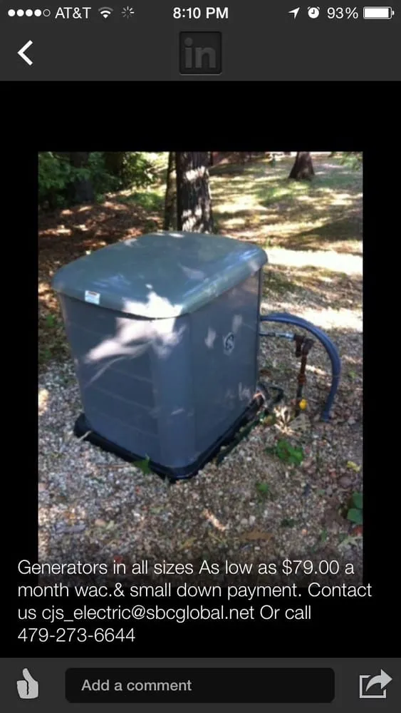 Slide of CJ's Electric