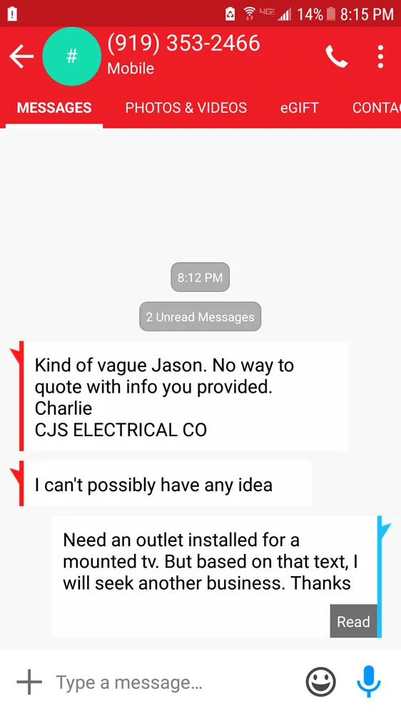 Slide of CJS Electric