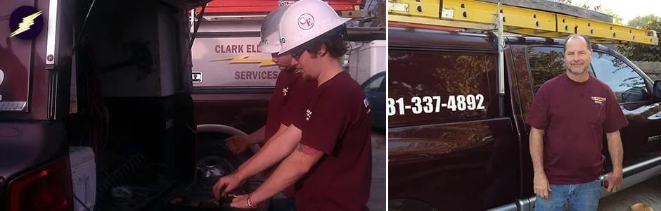 Slide of Clark Electrical Services