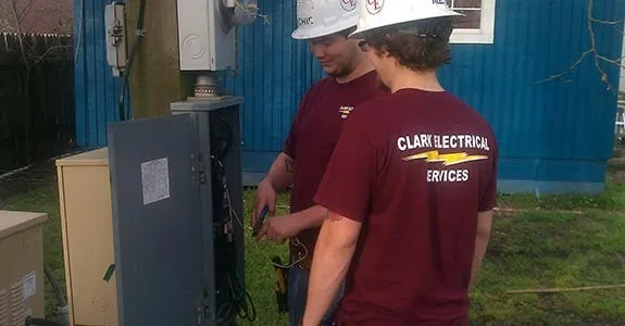 Slide of Clark Electrical Services