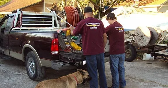 Slide of Clark Electrical Services