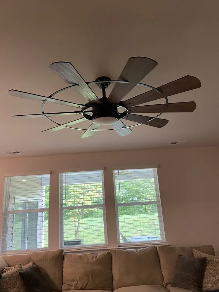 Reliable electrical service for homes in lighting installation, by