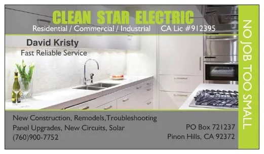 Slide of Clean Star Electric