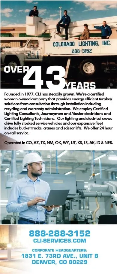 Slide of CLI Services - Colorado Lighting