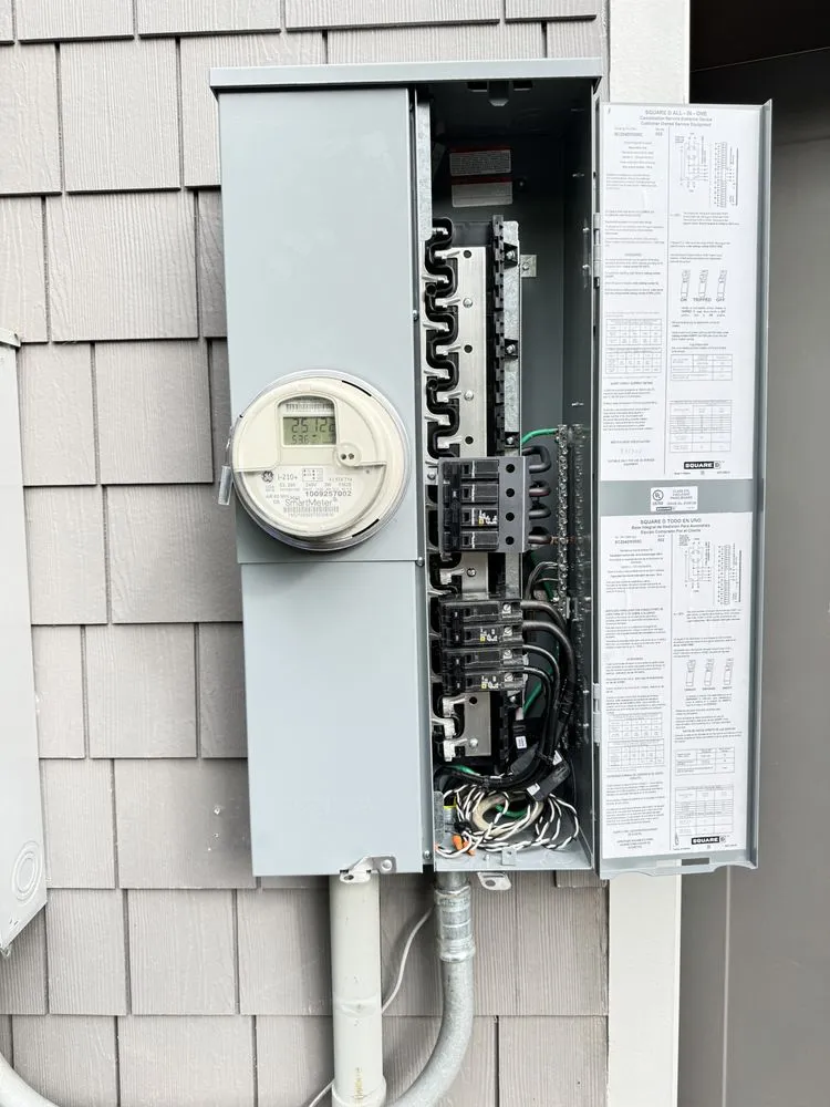 Expert electrician providing panel upgrade in ,