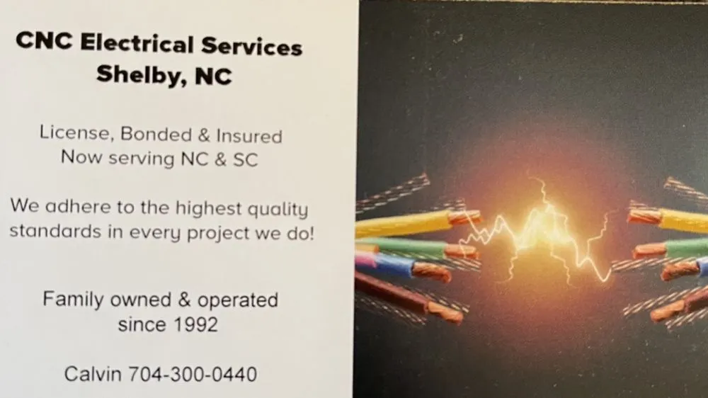 Slide of CNC Electrical Services