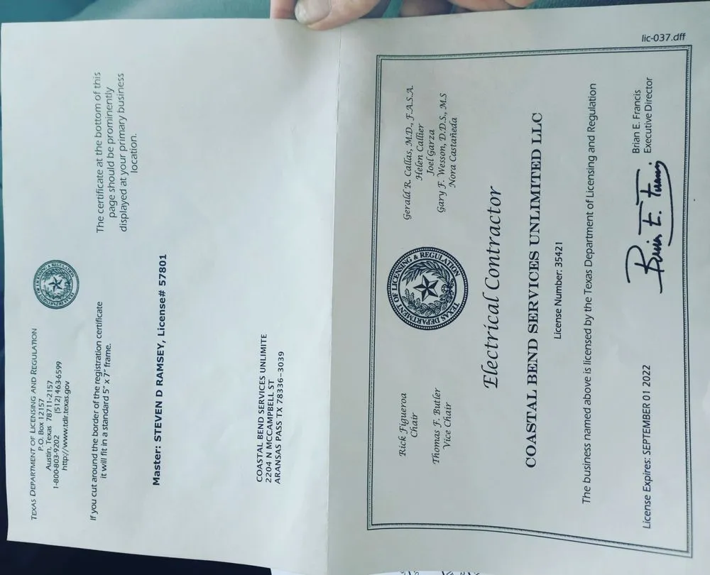 Certified lighting installation service in ,  - Coastal Bend Services Unlimited