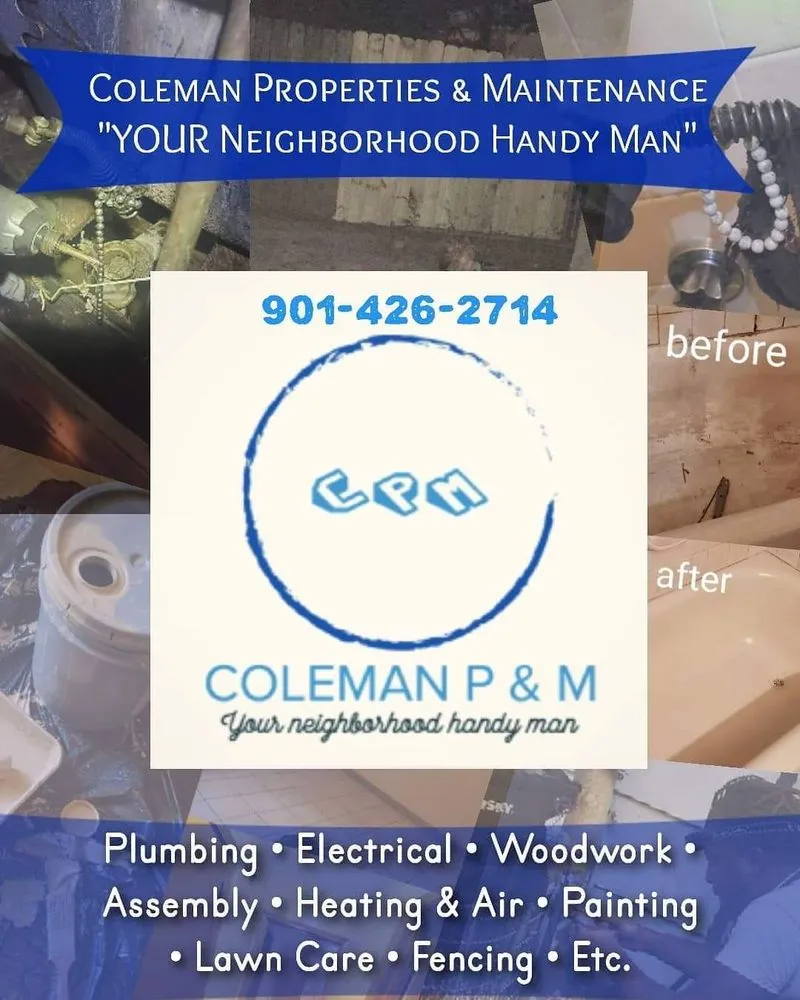 Slide of Coleman Properties and Maintenance