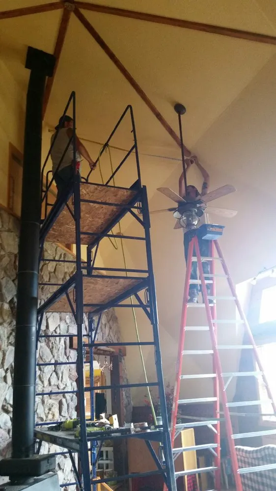 Reliable electrical service for homes in lighting installation,  by 