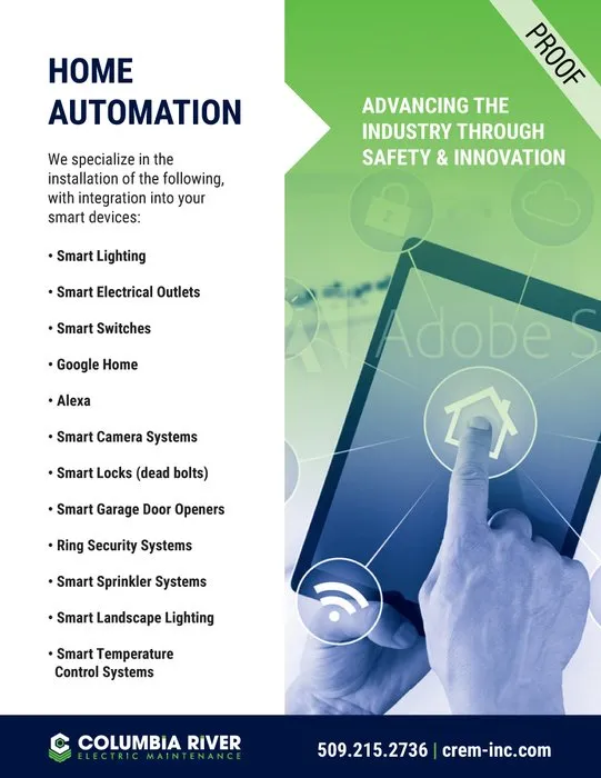 Slide of Columbia River Electric Maintenance