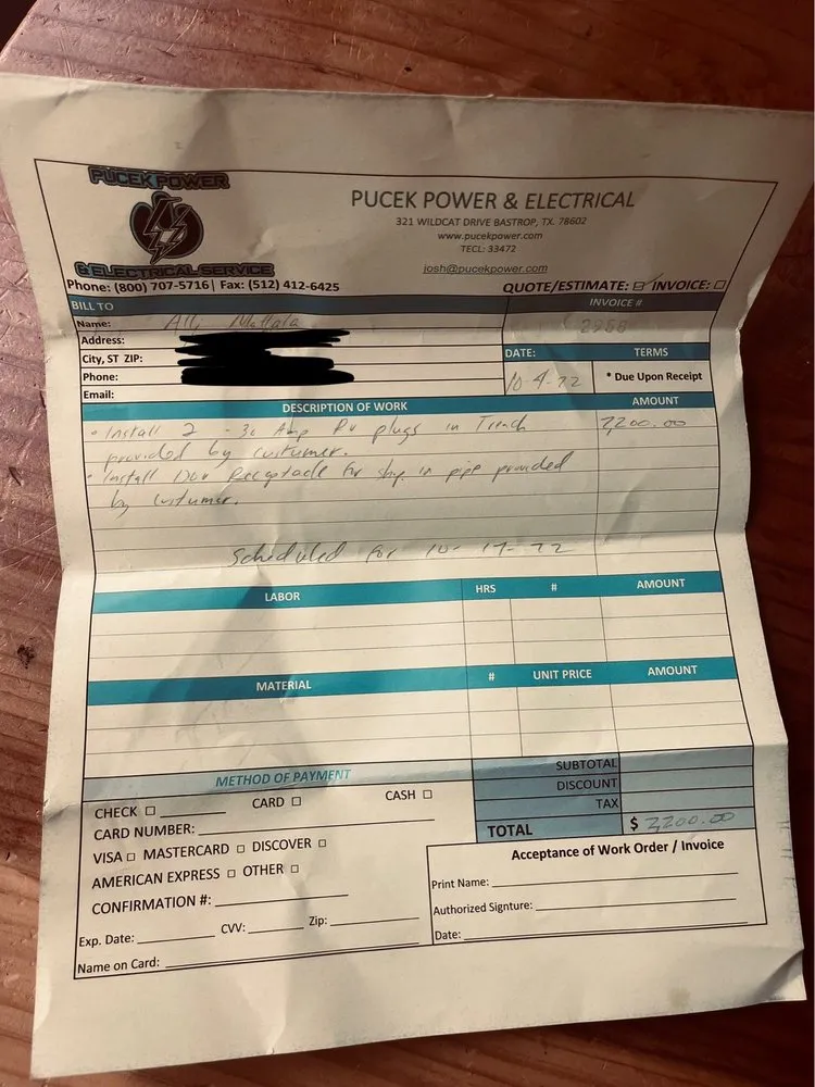 Slide of Colvin Electric