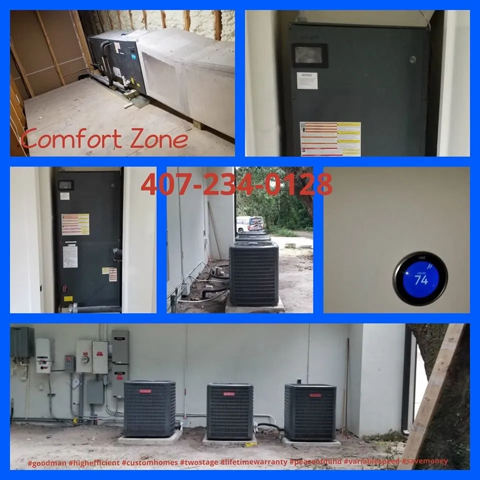 Slide of Comfort Zone Air Conditioning AH Corp