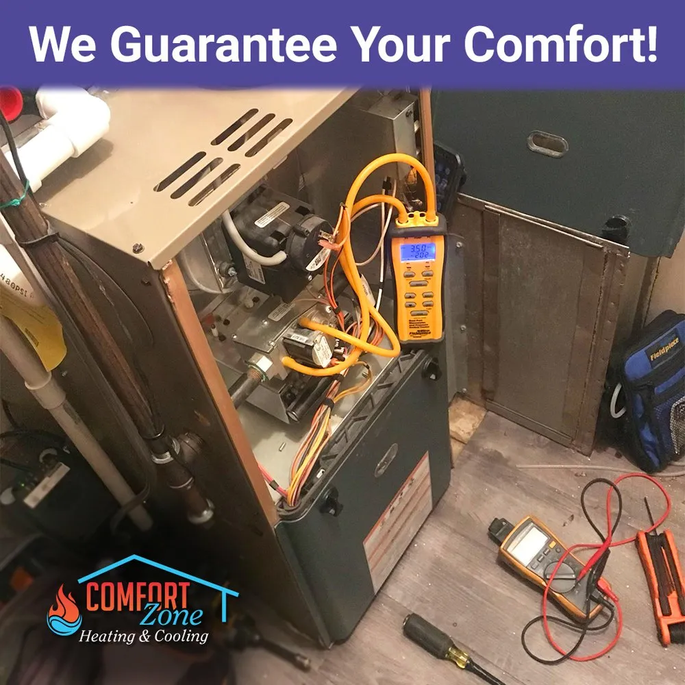 Slide of Comfort Zone Heating and Cooling