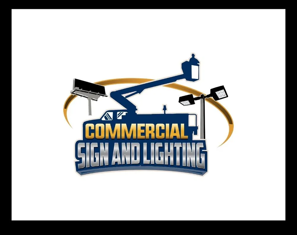 Slide of Commercial Sign and Lighting