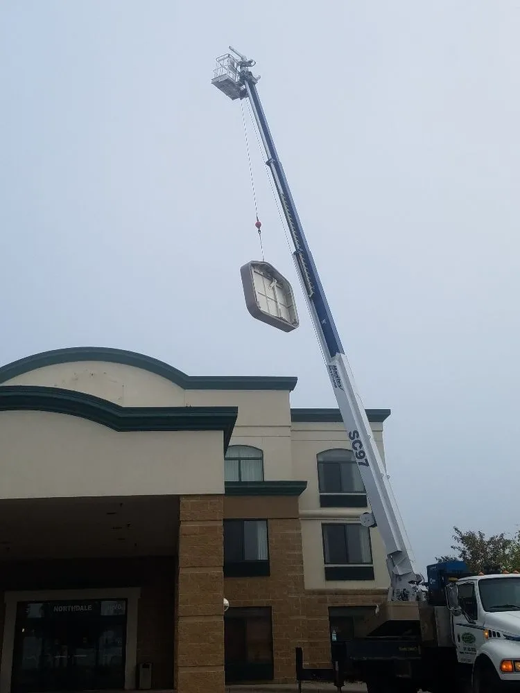 Slide of Commercial Sign and Lighting