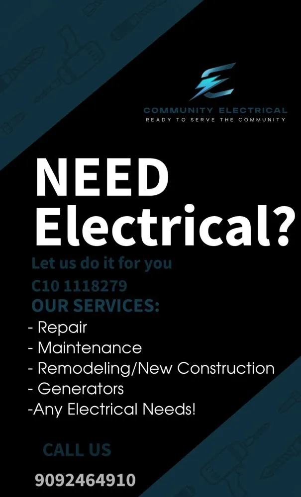 Slide of Community Electrical