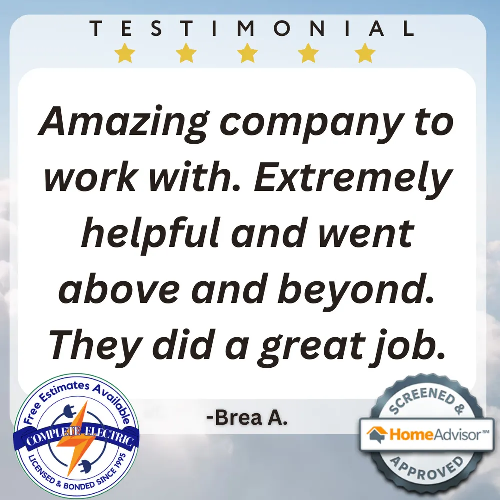 Slide of Complete Electric Service