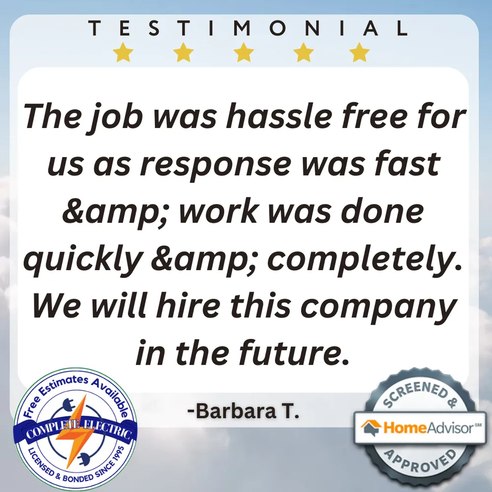 Slide of Complete Electric Service